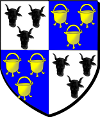 Blason de Veuve de René Louail