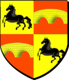 Blason de Veuve de F.de Boyer