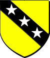 Blason de Veuve de J.de Martel