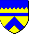 Blason de Veuve de B.de Valier