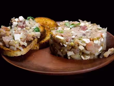 Anguilles à la tartare