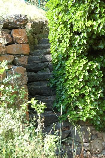 Cet escalier mène au bureau du maire...