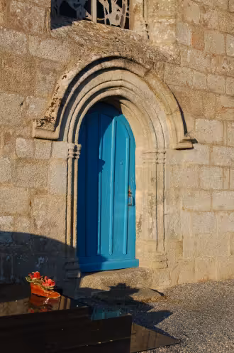 L'entrée de la sacristie